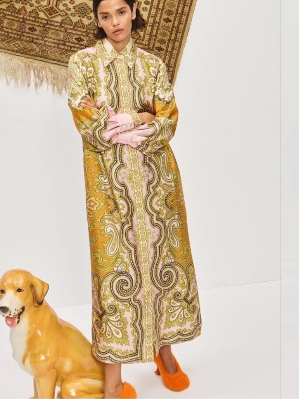 Alemais Clemenza Silk Shirtdress